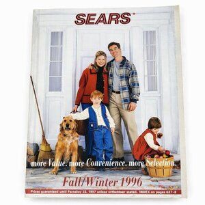 Vintage Sears Fall Winter 1996 Catalog 90s Advertising Collectible